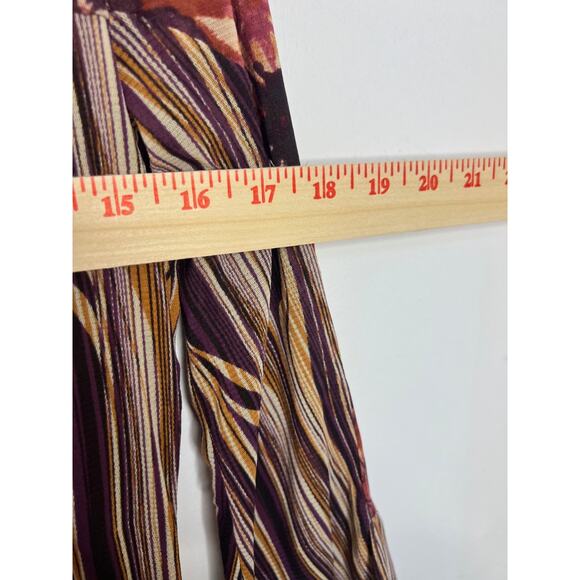 Axcess Womens Sz SM Multicolor Geometric 3/4 Sleeve Blouse - Picture 7 of 7